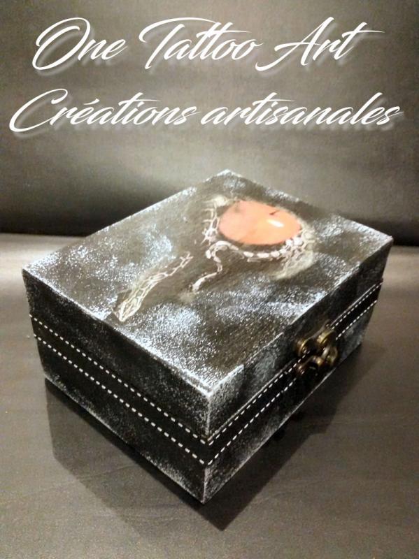 Boite a bijoux one tattoo art idee cadeau