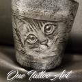 bougie personnalisée - one tattoo art - chat