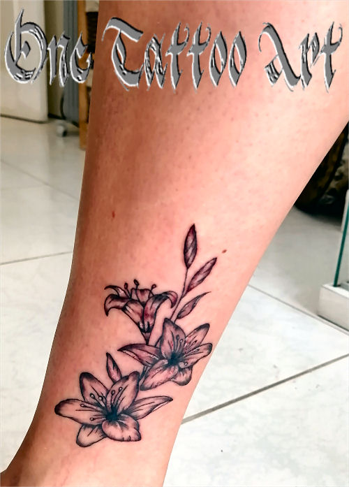 fleur d'hibiscus - one tattoo art