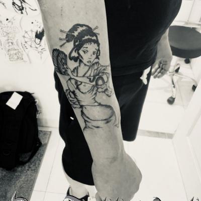 Geisha tattoo one tattoo art