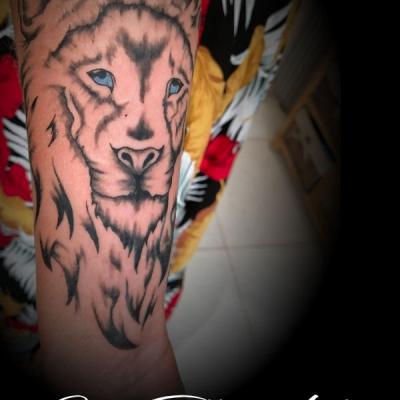 Lion one tattoo art 2