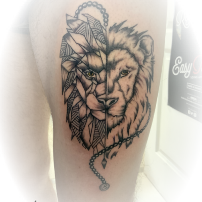 Lion tattoo one tattoo art