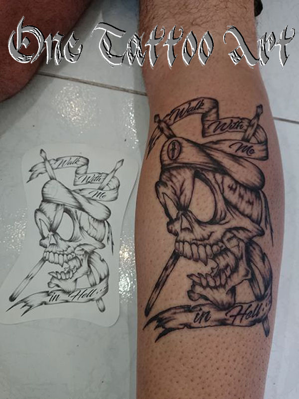 One tattoo art - Crane