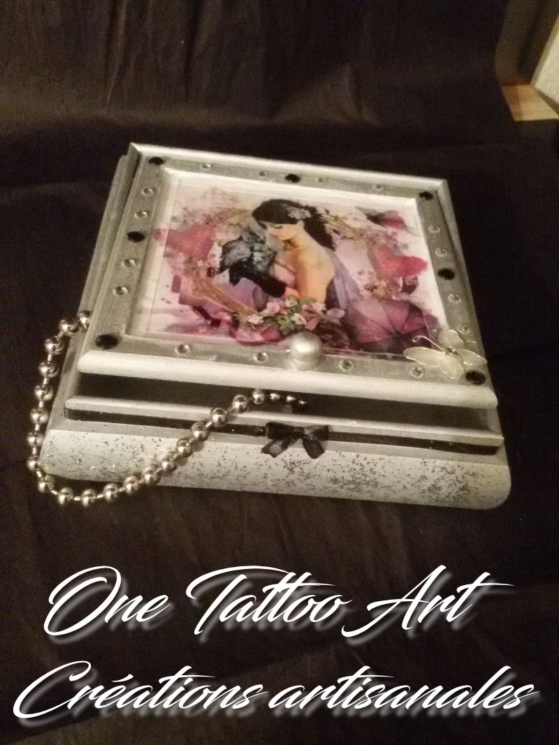 one tattoo art - création artisanale - boite à bijoux - idée cadeau