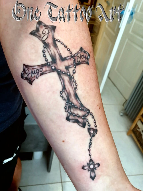 one tattoo art - croix