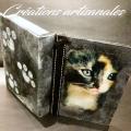 one tattoo art - idée cadeau - boite chat - grimoire chat