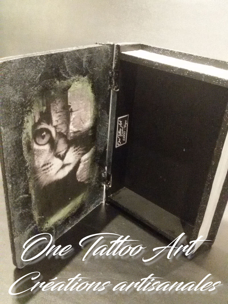 one tattoo art - idées cadeaux - boite chat