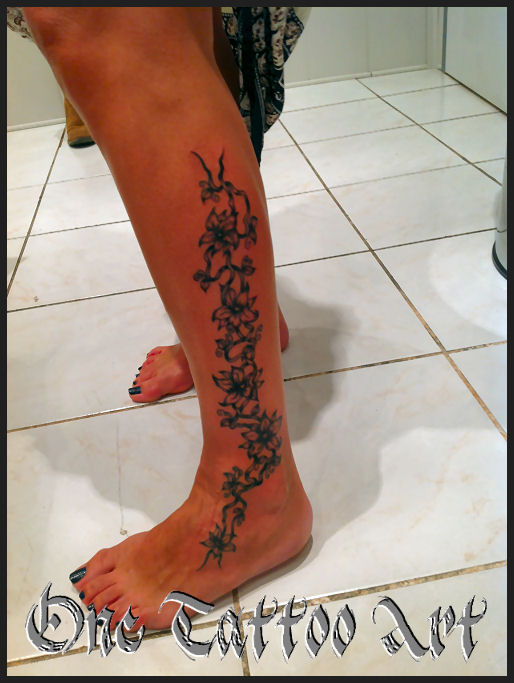 orchidées one tattoo