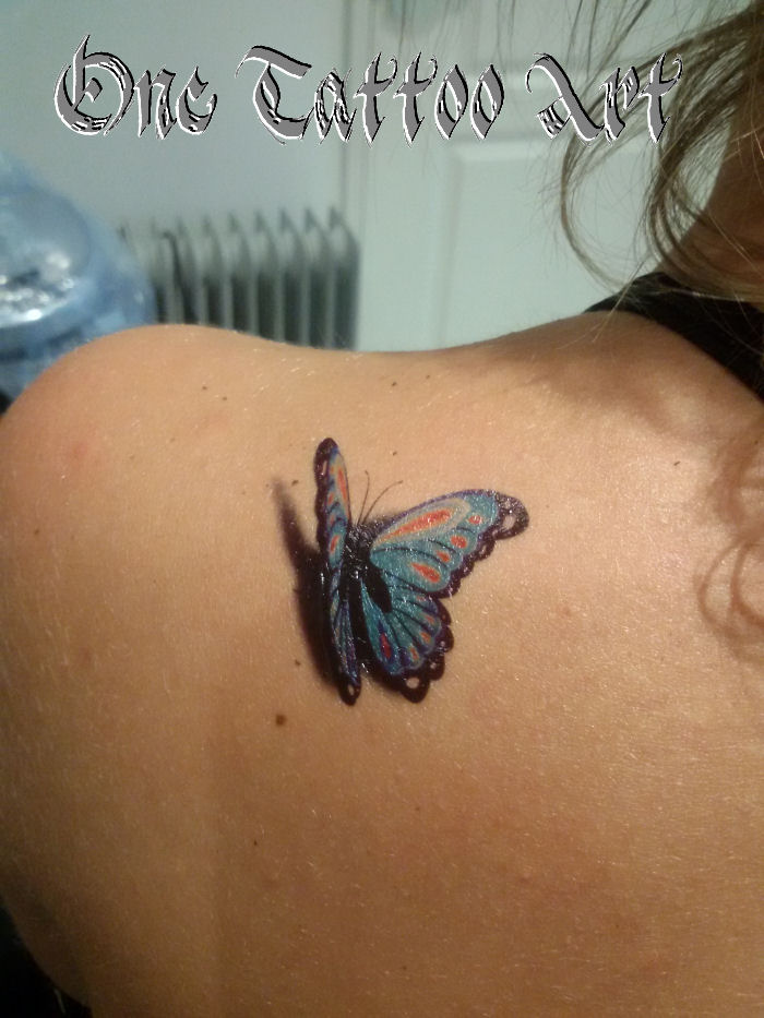 Papillon ephemere - one tattoo art