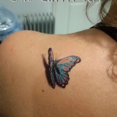Papillon ephemere - one tattoo art