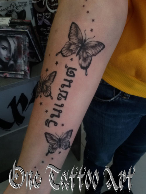 papillon - one tattoo art