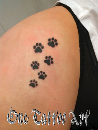 Pattes de chat tattoo-one tattoo art - frejus