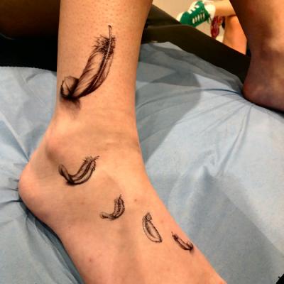 Plume ephemère - One Tattoo Art