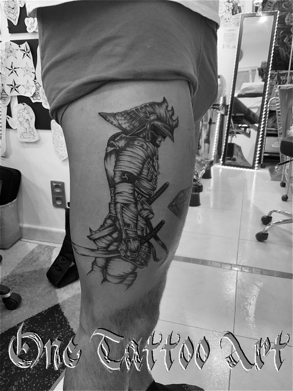 Samourai tattoo one tattoo art