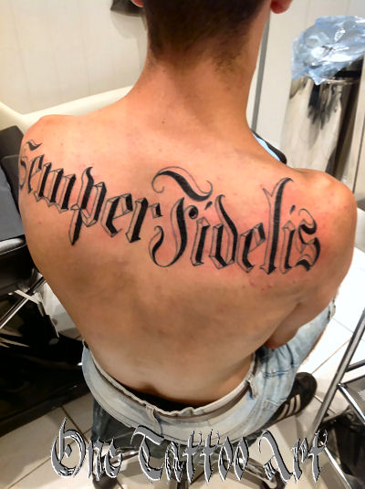 semper fidelis - One tattoo