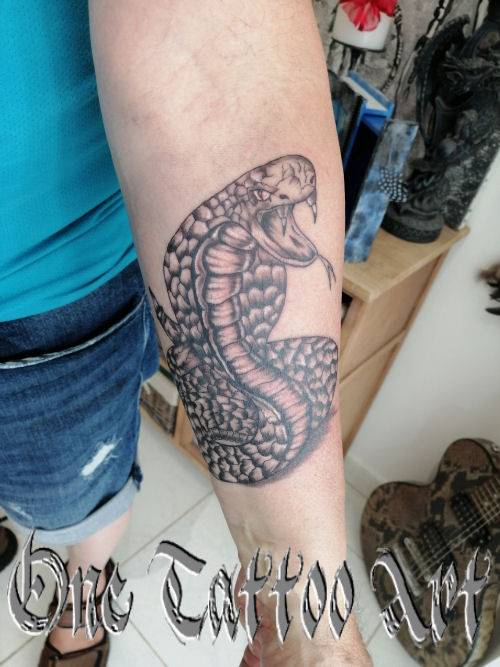 serpent cobra - one tattoo art