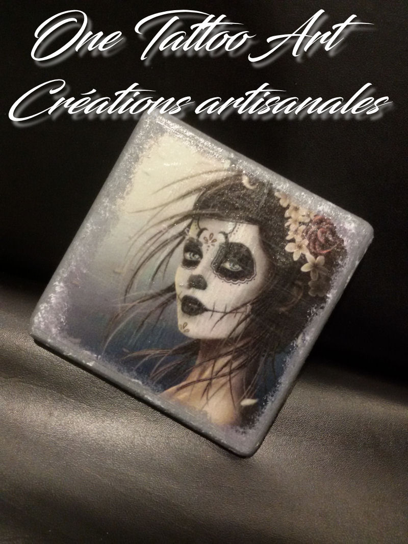 Sous-verres Calavera - one tattoo art