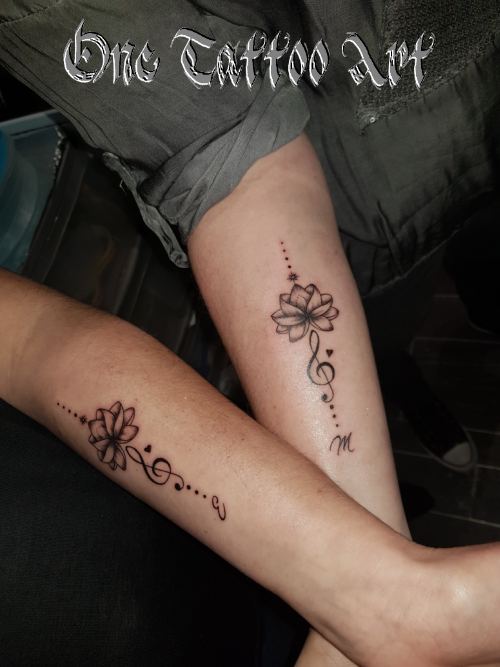 Tattoo fleur de lotus one tattoo art