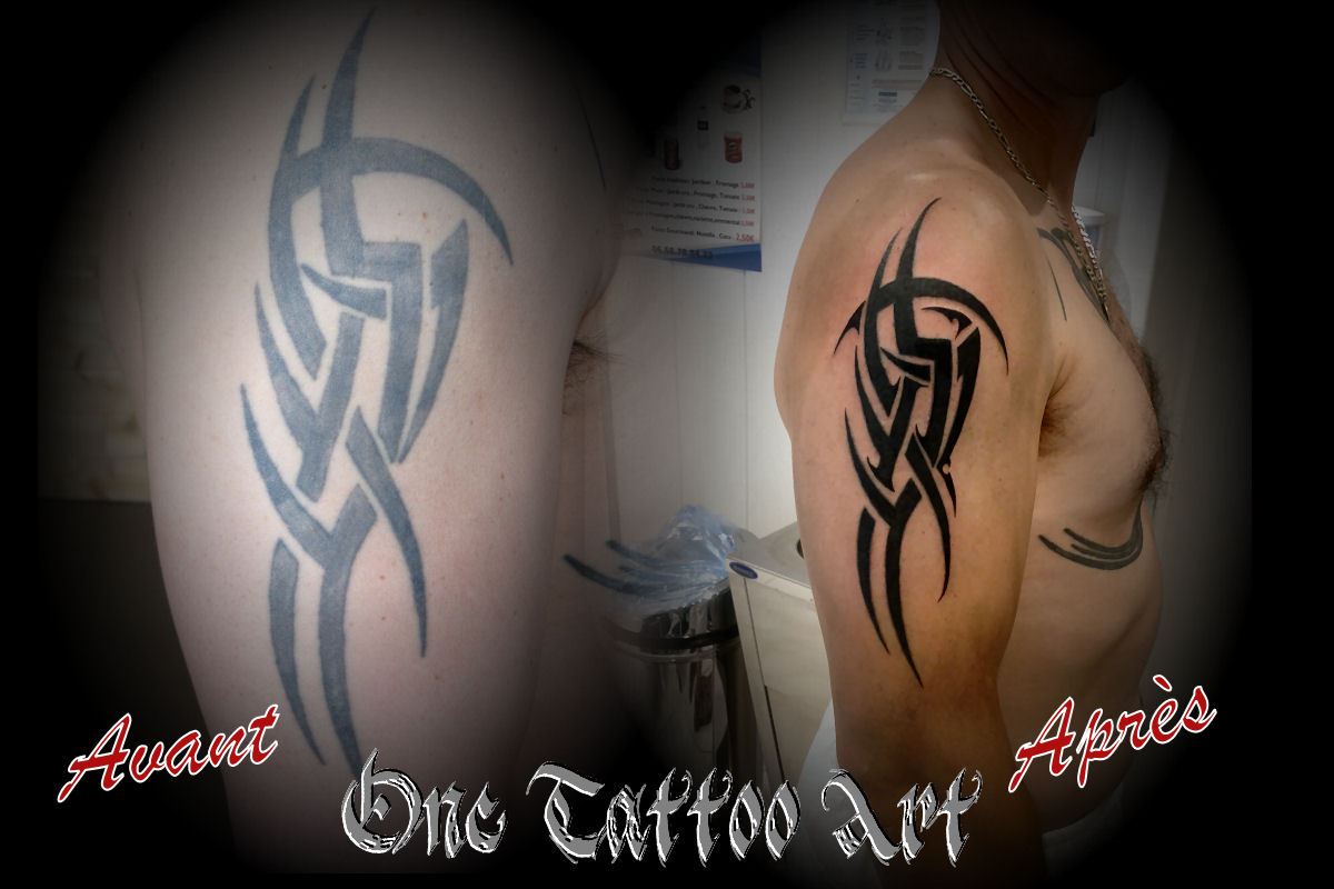 tribal réparation - One Tattoo Art