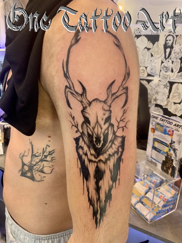 Wendigo tattoo one tattoo art