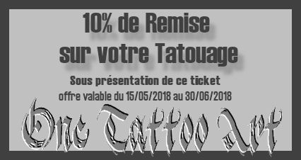 Ticket promo one tattoo art